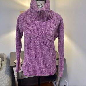 Lauren Ralph Lauren Size Small Rose Pink Turtleneck Pullover Sweater